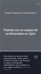 Mobile Screenshot of filateliasgijon.com